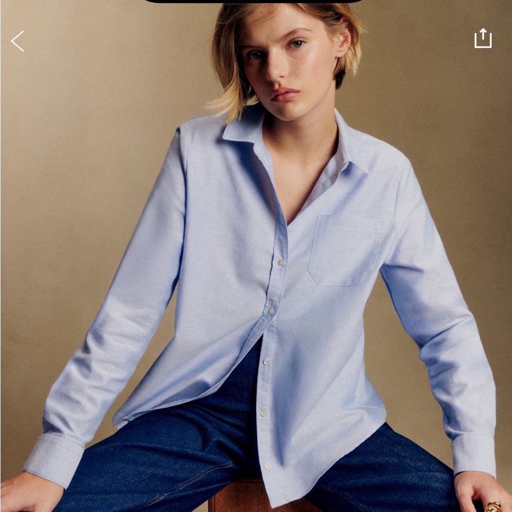 Sézane Tomboy Button Up Shirt